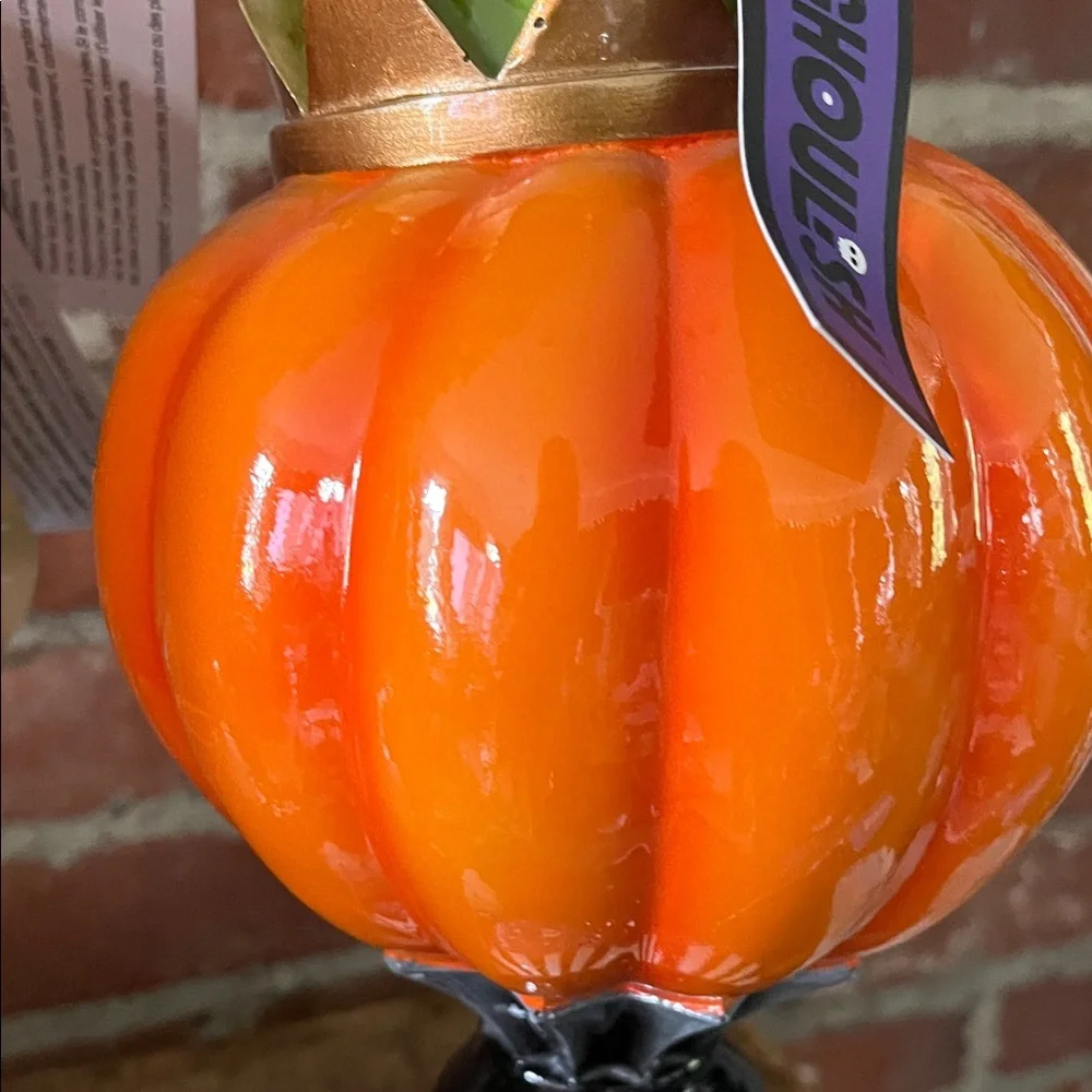 Festive Orange Pumpkin Decor by [Brand] - Picture 7 of 13
